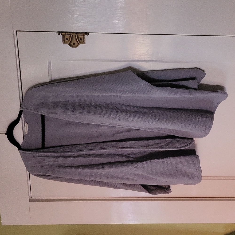 April Meets October November Robe in Blue Gray One Size EUC
